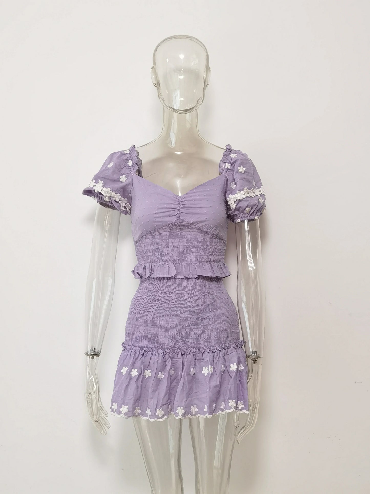 Jarrah Purple Dawn Mini Dress