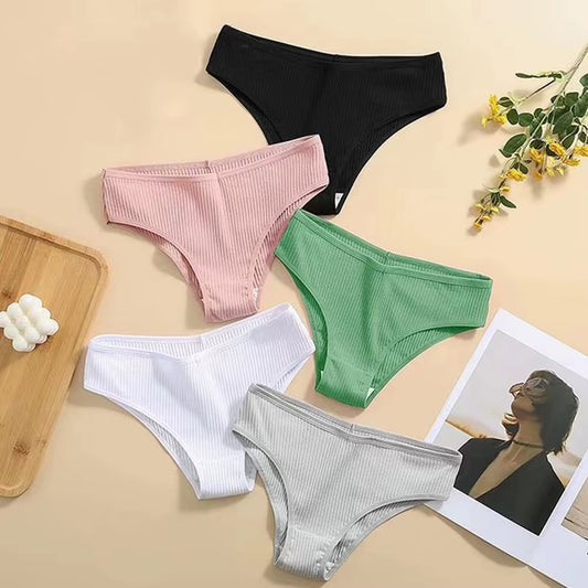 10Pcs 100% Cotton Panties